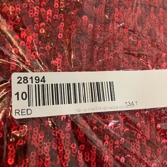 NWT La Femme 28194 Prom Dress Red Size 10 - Picture 7 of 7